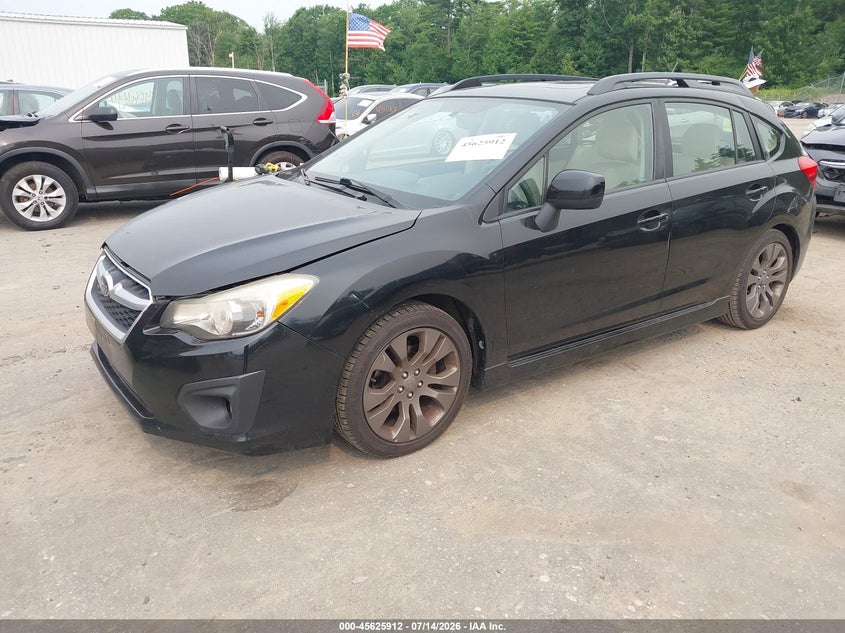 2012 Subaru Impreza VIN JF1GPAU65CH215142 IAAI salvage auction — NORMAL WEAR, Salvage Title, sold $1,225 on 2026-07-17 (photo 2)