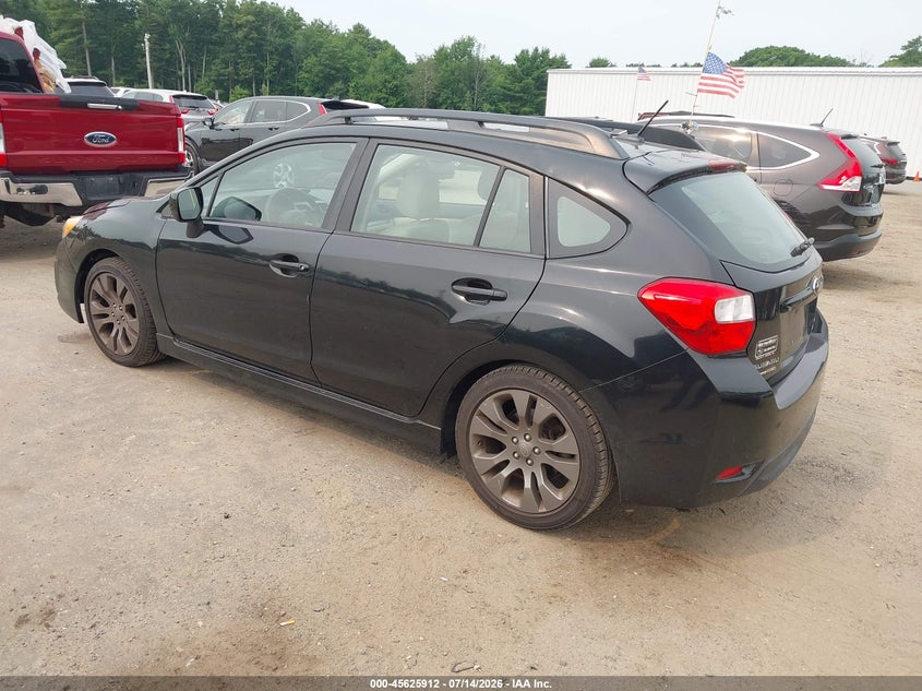 2012 Subaru Impreza VIN JF1GPAU65CH215142 IAAI salvage auction — NORMAL WEAR, Salvage Title, sold $1,225 on 2026-07-17 (photo 3)