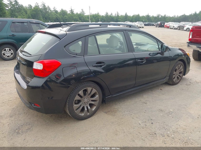 2012 Subaru Impreza VIN JF1GPAU65CH215142 IAAI salvage auction — NORMAL WEAR, Salvage Title, sold $1,225 on 2026-07-17 (photo 4)