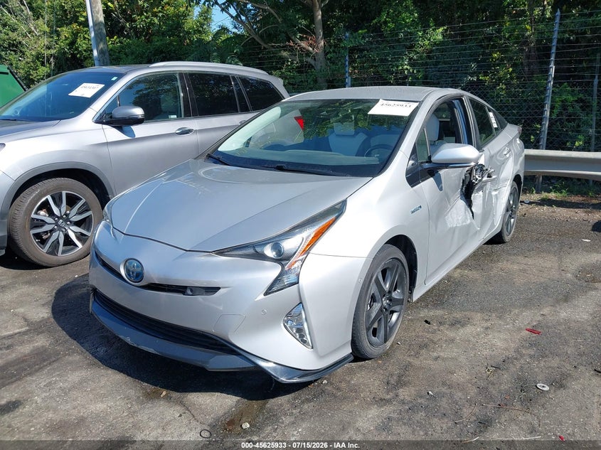 2017 Toyota Prius VIN JTDKARFU4H3542670 IAAI salvage auction — SIDE, Salvage (North Carolina), sold $4,350 on 2026-08-02 (photo 2)