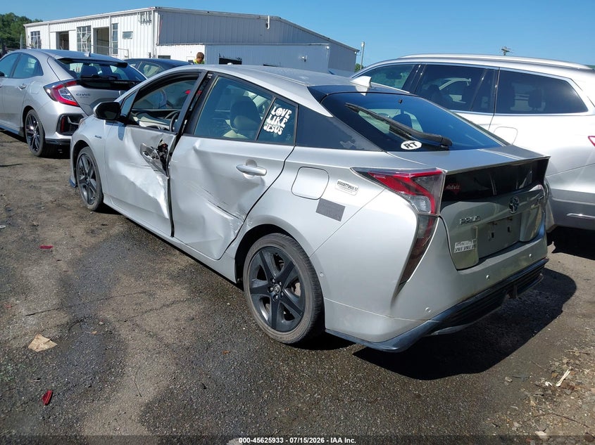 2017 Toyota Prius VIN JTDKARFU4H3542670 IAAI salvage auction — SIDE, Salvage (North Carolina), sold $4,350 on 2026-08-02 (photo 3)