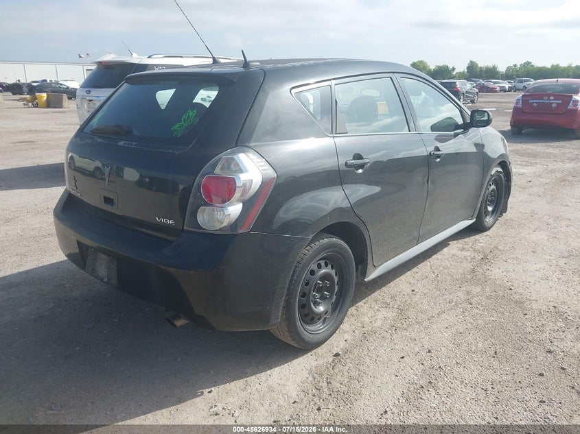 2009 Pontiac Vibe VIN 5Y2SP67099Z472008 IAAI salvage auction — NORMAL WEAR, Original (Texas), sold $475 on 2026-07-29 (photo 4)