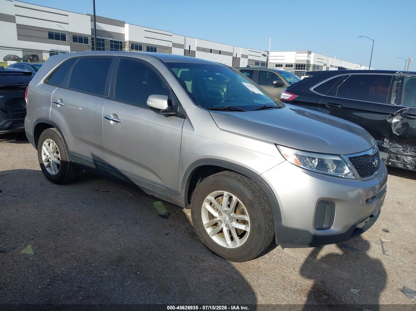 2015 Kia Sorento VIN 5XYKT3A61FG630827 IAAI salvage auction — NORMAL WEAR, Original (Texas), sold $1,050 on 2026-07-28 (photo 1)