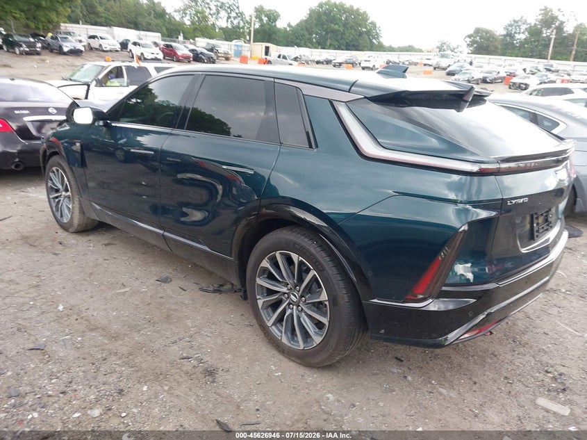 2024 Cadillac Lyriq VIN 1GYKPVRL3RZ134230 IAAI salvage auction — FRONT END, Salvage Title, sold $13,300 on 2026-08-20 (photo 3)