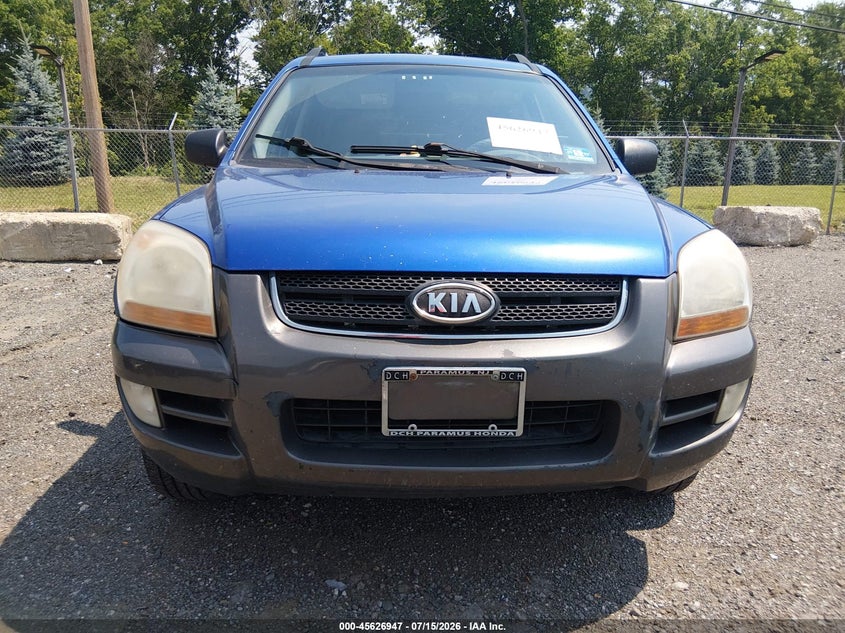 2007 Kia Sportage VIN KNDJE723X77446325 IAAI salvage auction — NORMAL WEAR, Clear (New Jersey), sold $475 on 2026-07-30 (photo 6)