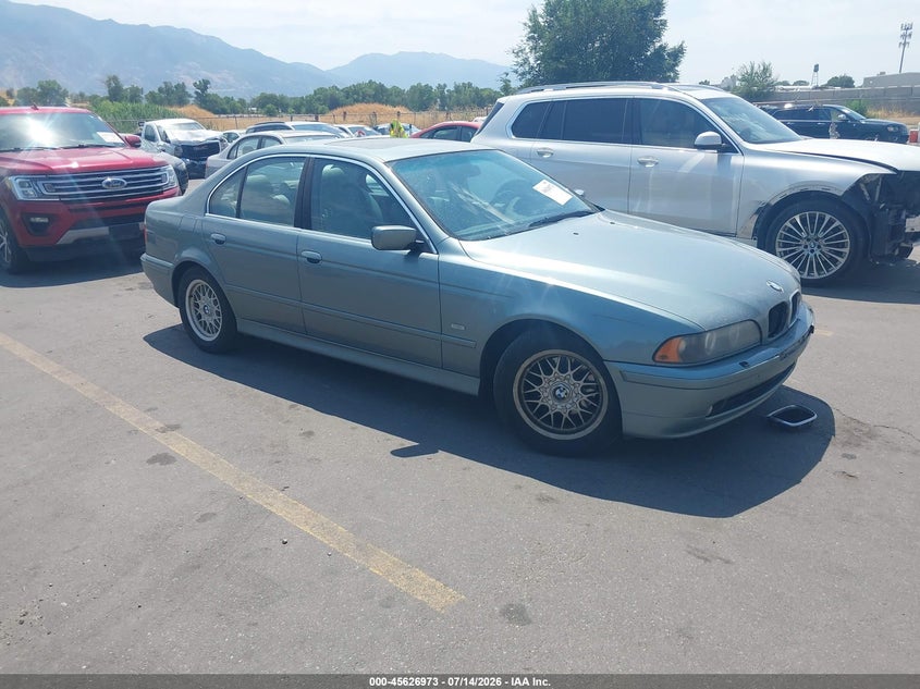 2002 BMW 5 series VIN WBADT43462GY40970 IAAI salvage auction — NORMAL WEAR, Clear (Utah), sold $450 on 2026-07-30 (photo 1)
