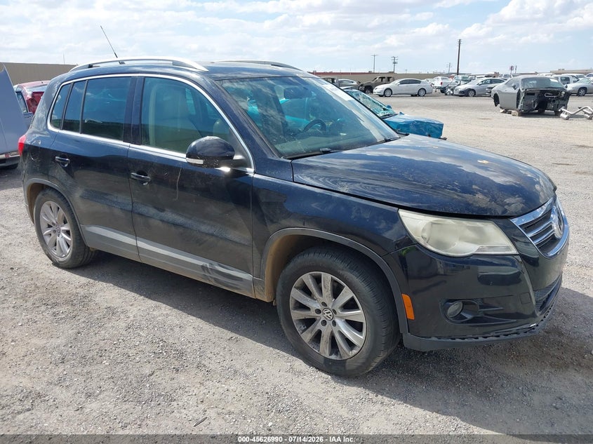 2009 Volkswagen Tiguan VIN WVGBV75N29W539460 IAAI salvage auction — NORMAL WEAR, Clear (California), sold $200 on 2026-08-06 (photo 1)