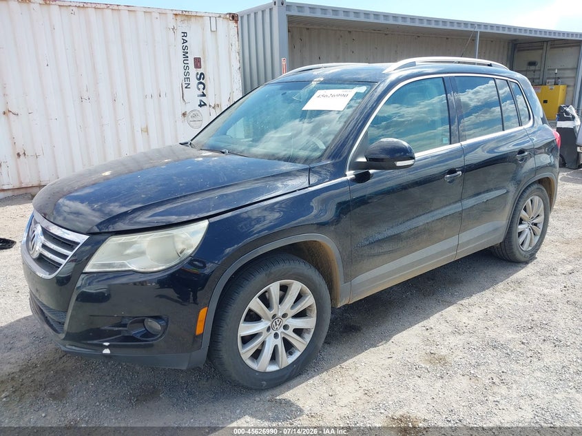 2009 Volkswagen Tiguan VIN WVGBV75N29W539460 IAAI salvage auction — NORMAL WEAR, Clear (California), sold $200 on 2026-08-06 (photo 2)