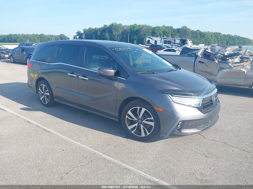 2022 Honda Odyssey VIN 5FNRL6H8XNB018381 — IAAI salvage auction photo