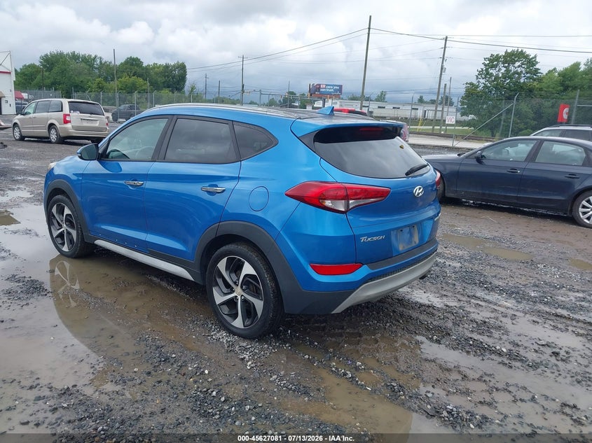 2017 Hyundai Tucson VIN KM8J33A20HU416367 IAAI salvage auction — NORMAL WEAR, Salvage Title, sold $2,250 on 2026-07-24 (photo 3)
