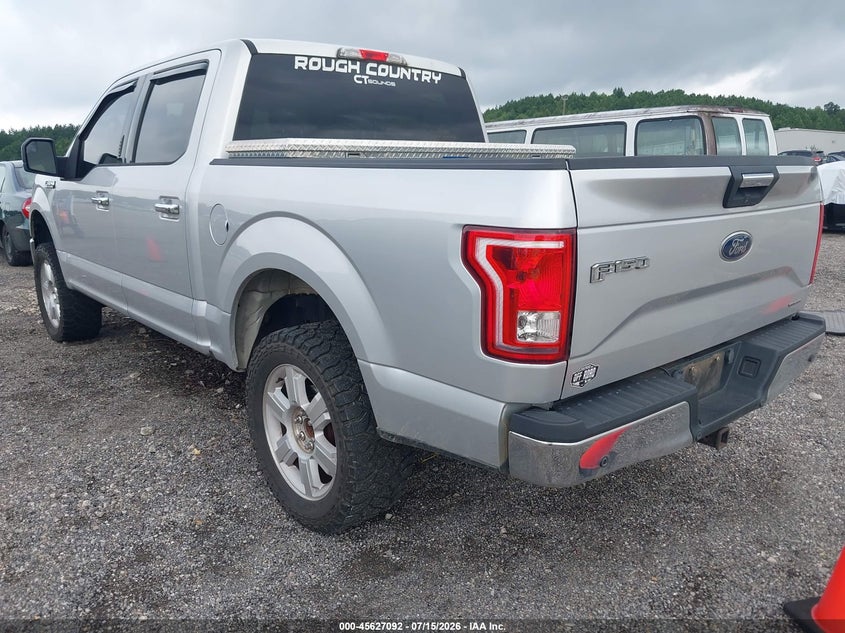 2015 Ford F-150 VIN 1FTEW1C8XFFD02719 IAAI salvage auction — NORMAL WEAR, Clear (Alabama), sold $2,550 on 2026-07-18 (photo 3)