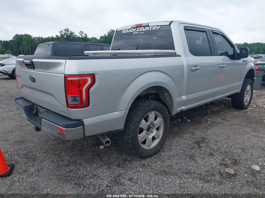 2015 Ford F-150 VIN 1FTEW1C8XFFD02719 IAAI salvage auction — NORMAL WEAR, Clear (Alabama), sold $2,550 on 2026-07-18 (photo 4)
