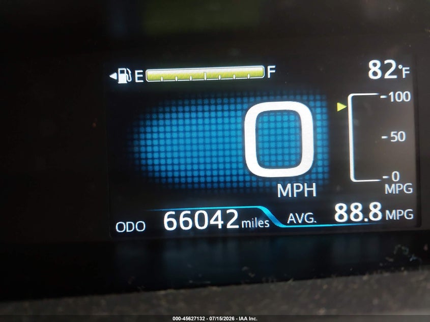 2021 Toyota Prius VIN JTDKAMFP8M3186599 IAAI salvage auction — FRONT END, Salvage Title, sold $5,900 on 2026-07-21 (photo 7)