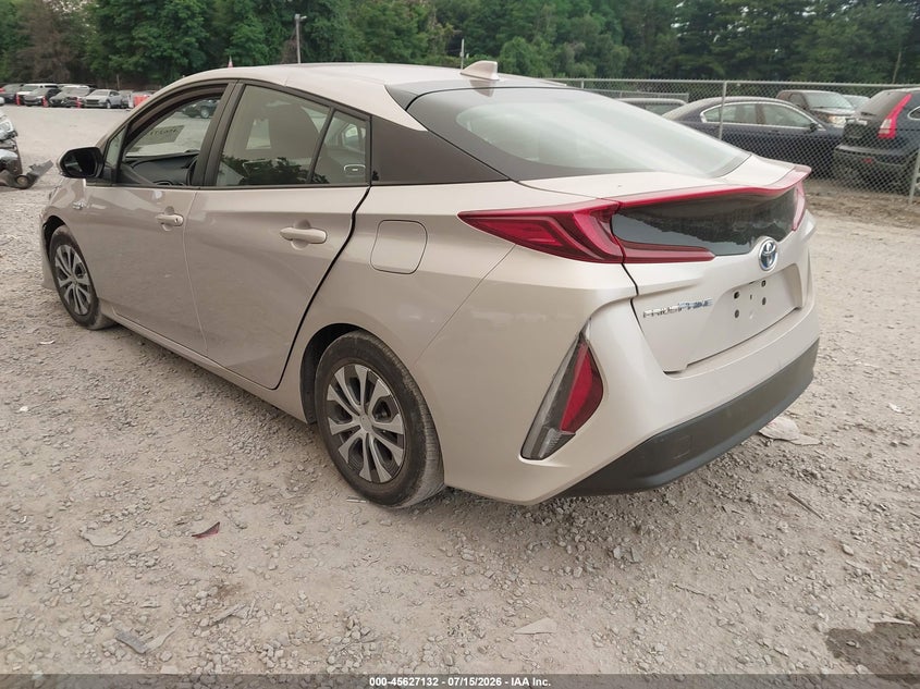 2021 Toyota Prius VIN JTDKAMFP8M3186599 IAAI salvage auction — FRONT END, Salvage Title, sold $5,900 on 2026-07-21 (photo 3)