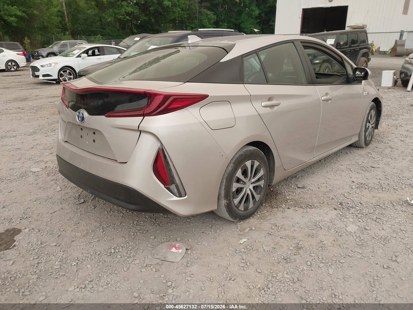 2021 Toyota Prius VIN JTDKAMFP8M3186599 IAAI salvage auction — FRONT END, Salvage Title, sold $5,900 on 2026-07-21 (photo 4)