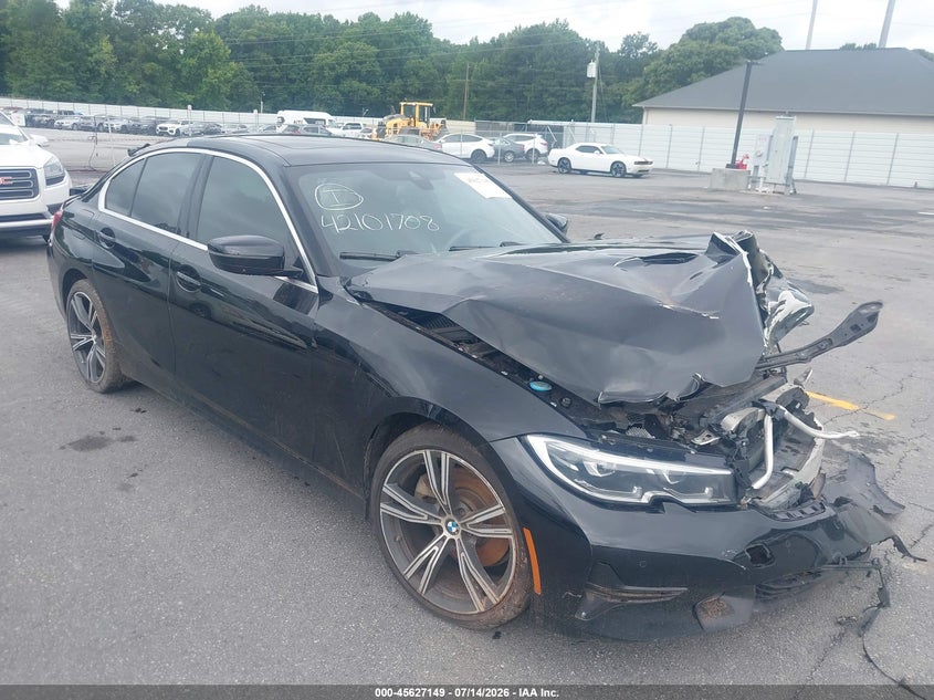 2020 BMW 3er VIN 3MW5R1J0XL8B30004 IAAI salvage auction — FRONT END, Salvage (Ohio), sold $1,800 on 2026-08-19 (photo 1)