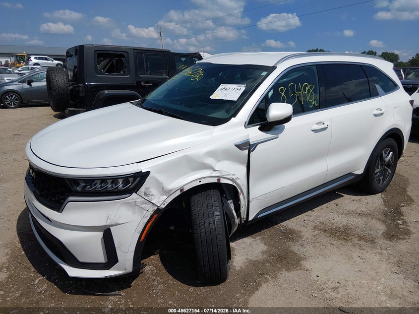 2022 Kia Sorento VIN KNDRGDLGXN5103407 IAAI salvage auction — LEFT FRONT, Salvage (Indiana), sold $8,000 on 2026-08-26 (photo 6)