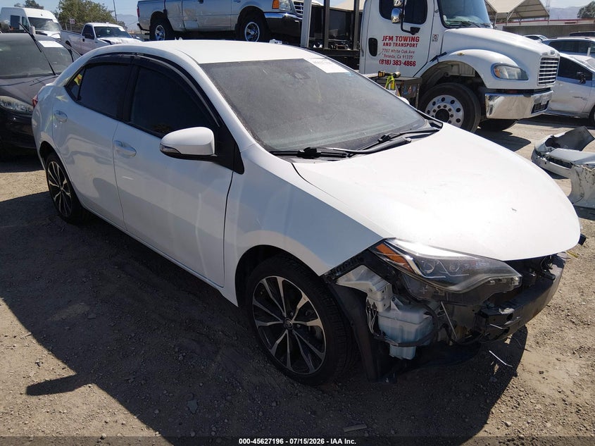 2019 Toyota Corolla VIN 5YFBURHE8KP867978 IAAI salvage auction — FRONT END, Salvage (California), sold $4,950 on 2026-07-22 (photo 1)