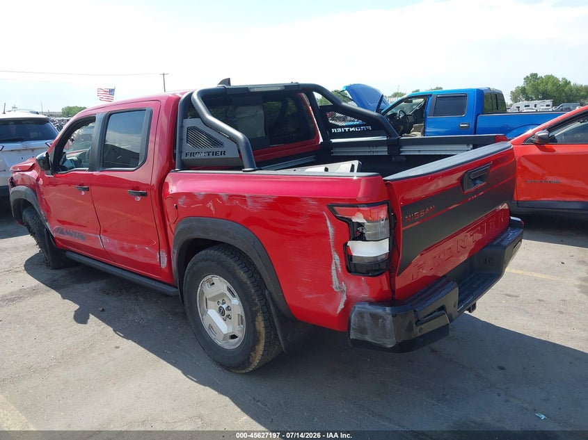 2024 Nissan Navara (frontier) VIN 1N6ED1EK5RN673096 IAAI salvage auction — SIDE, Salvage Title, sold $8,600 on 2026-09-05 (photo 3)
