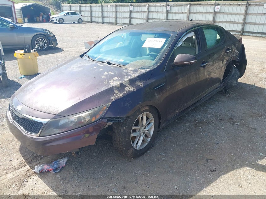 2013 Kia Optima VIN 5XXGM4A74DG244650 IAAI salvage auction — SIDE, Salvage Title, sold $25 on 2026-07-29 (photo 6)