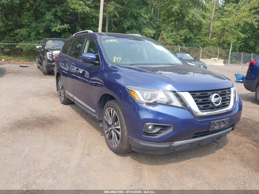 2018 Nissan Pathfinder VIN 5N1DR2MM1JC630671 IAAI salvage auction — SIDE, Salvage Title, sold $2,050 on 2026-07-24 (photo 1)