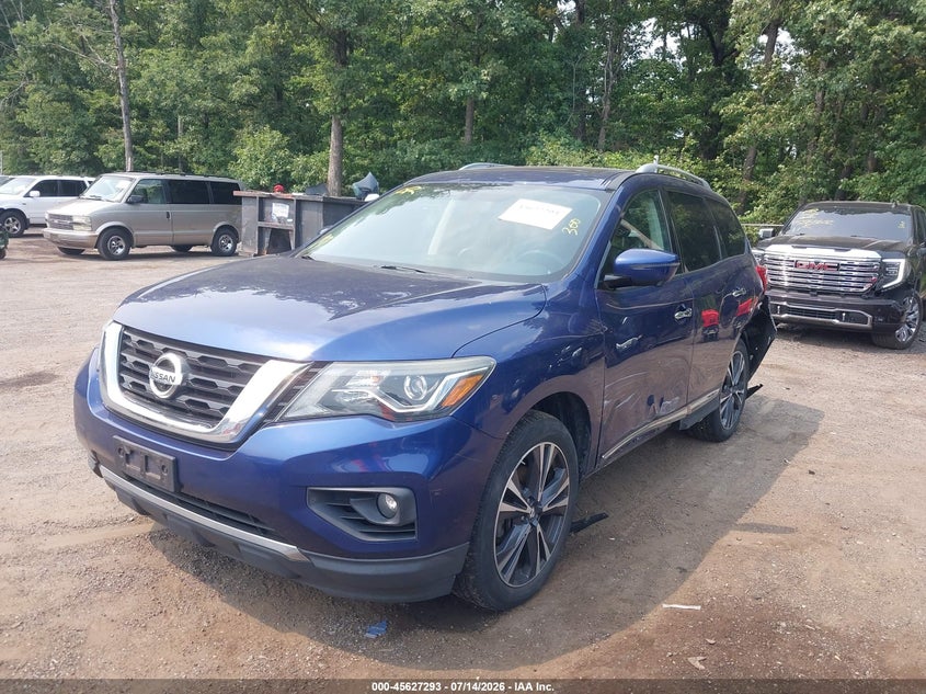 2018 Nissan Pathfinder VIN 5N1DR2MM1JC630671 IAAI salvage auction — SIDE, Salvage Title, sold $2,050 on 2026-07-24 (photo 2)