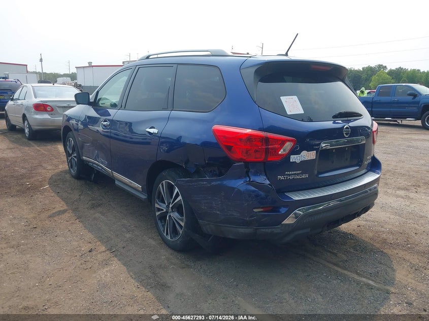 2018 Nissan Pathfinder VIN 5N1DR2MM1JC630671 IAAI salvage auction — SIDE, Salvage Title, sold $2,050 on 2026-07-24 (photo 3)