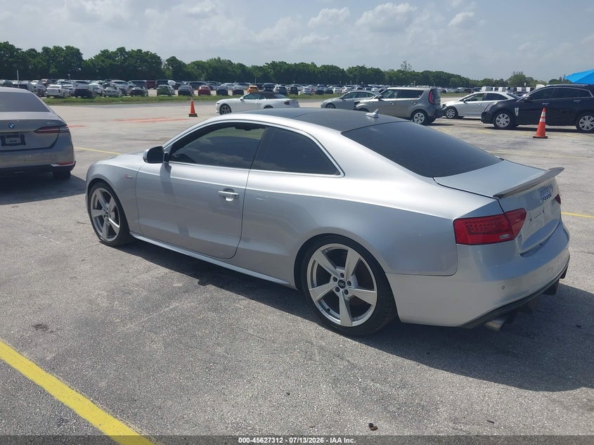 2016 Audi S5 VIN WAUC4AFR8GA026554 IAAI salvage auction — ENGINE DAMAGE, Salvage (Florida), sold $1,350 on 2026-07-16 (photo 3)
