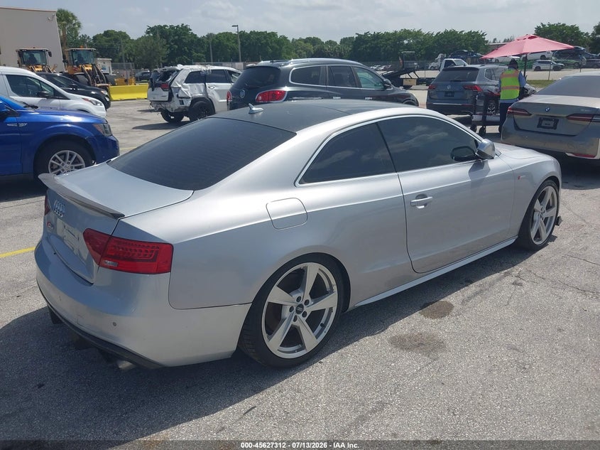 2016 Audi S5 VIN WAUC4AFR8GA026554 IAAI salvage auction — ENGINE DAMAGE, Salvage (Florida), sold $1,350 on 2026-07-16 (photo 4)