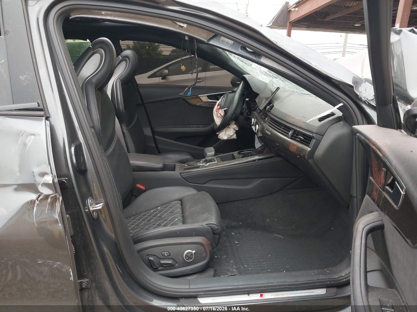 2022 Audi S4 VIN WAUC4BF47NA031722 IAAI salvage auction — FRONT END, Mv-907A (New York), sold $2,850 on 2026-07-31 (photo 5)