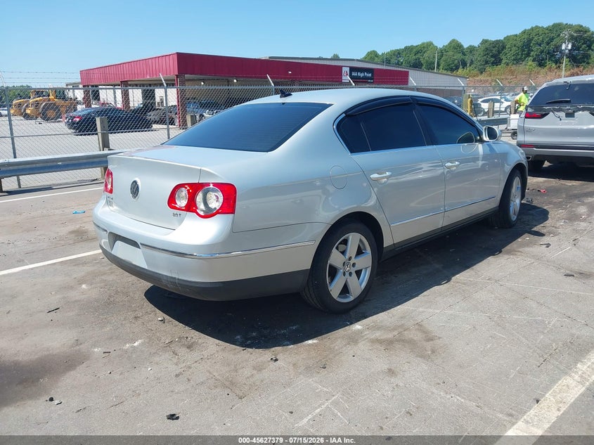2009 Volkswagen Passat VIN WVWJK73C29P052294 IAAI salvage auction — Burn Interior, Salvage (North Carolina), sold $450 on 2026-08-13 (photo 4)