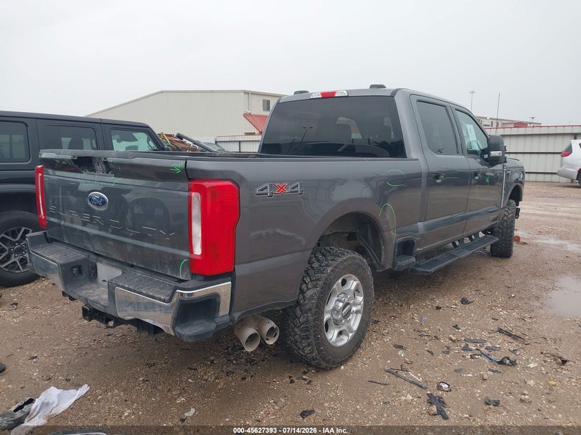 2025 Ford F250 VIN 1FT7W2BT3SEC34008 IAAI salvage auction — FRONT & REAR, Salvage Title, sold $35,500 on 2026-07-30 (photo 4)