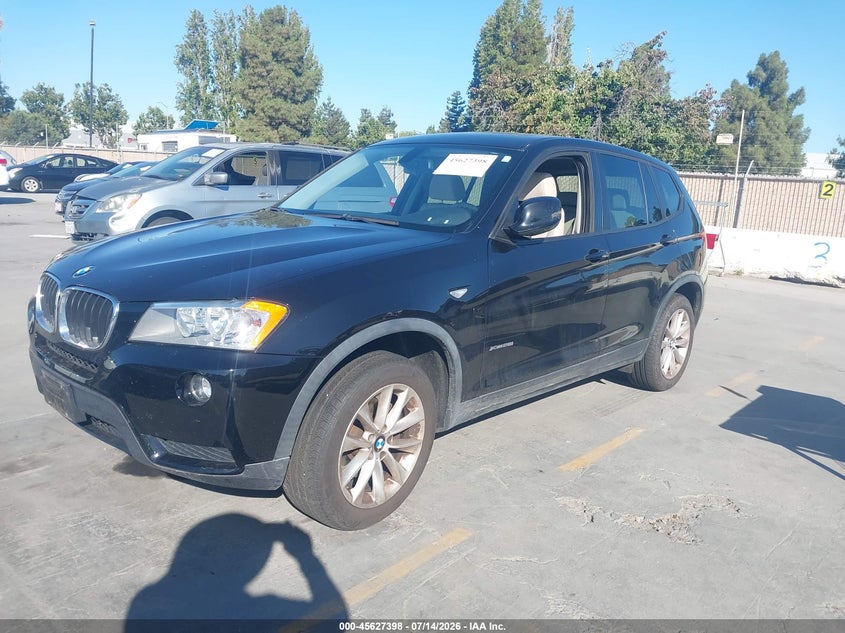 2013 BMW X3 VIN 5UXWX9C58D0A11188 IAAI salvage auction — NORMAL WEAR, Clear - Dealer Only (California), sold $500 on 2026-07-29 (photo 2)