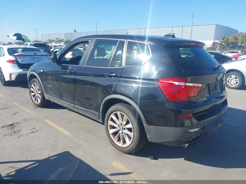 2013 BMW X3 VIN 5UXWX9C58D0A11188 IAAI salvage auction — NORMAL WEAR, Clear - Dealer Only (California), sold $500 on 2026-07-29 (photo 3)