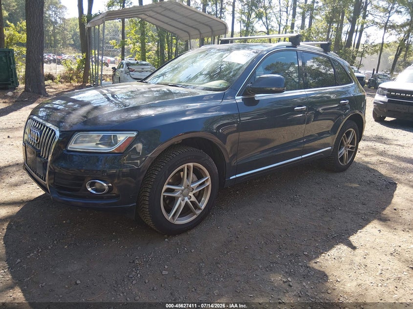 2015 Audi Q5 VIN WA1LFAFP1FA107951 IAAI salvage auction — NORMAL WEAR, Clear (Virginia), sold $25 on 2026-07-21 (photo 2)