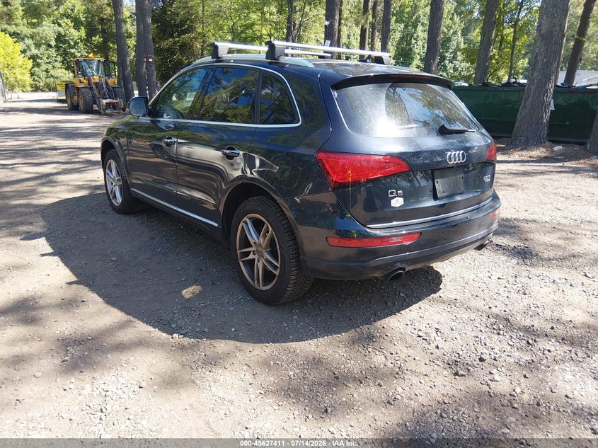 2015 Audi Q5 VIN WA1LFAFP1FA107951 IAAI salvage auction — NORMAL WEAR, Clear (Virginia), sold $25 on 2026-07-21 (photo 3)