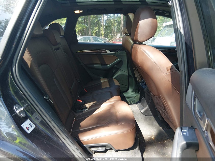 2015 Audi Q5 VIN WA1LFAFP1FA107951 IAAI salvage auction — NORMAL WEAR, Clear (Virginia), sold $25 on 2026-07-21 (photo 8)