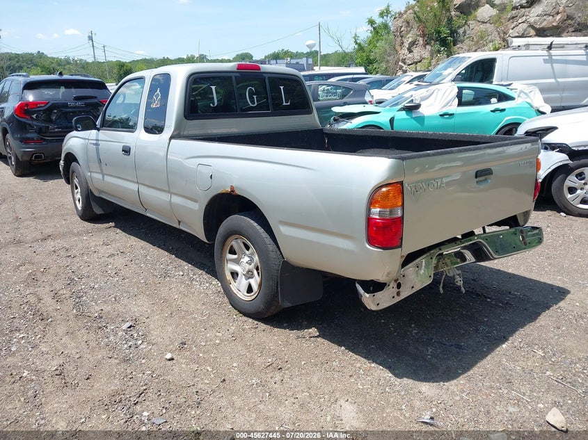 2002 Toyota Tacoma VIN 5TEVL52N22Z087311 IAAI salvage auction — REAR END, Salvage (Idaho), sold $1,100 on 2026-08-01 (photo 3)