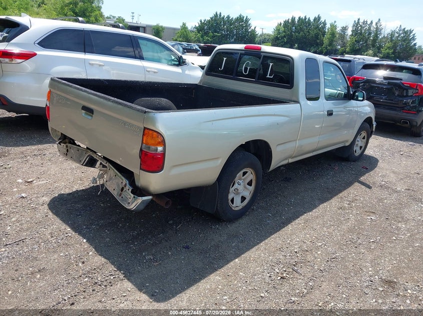 2002 Toyota Tacoma VIN 5TEVL52N22Z087311 IAAI salvage auction — REAR END, Salvage (Idaho), sold $1,100 on 2026-08-01 (photo 4)