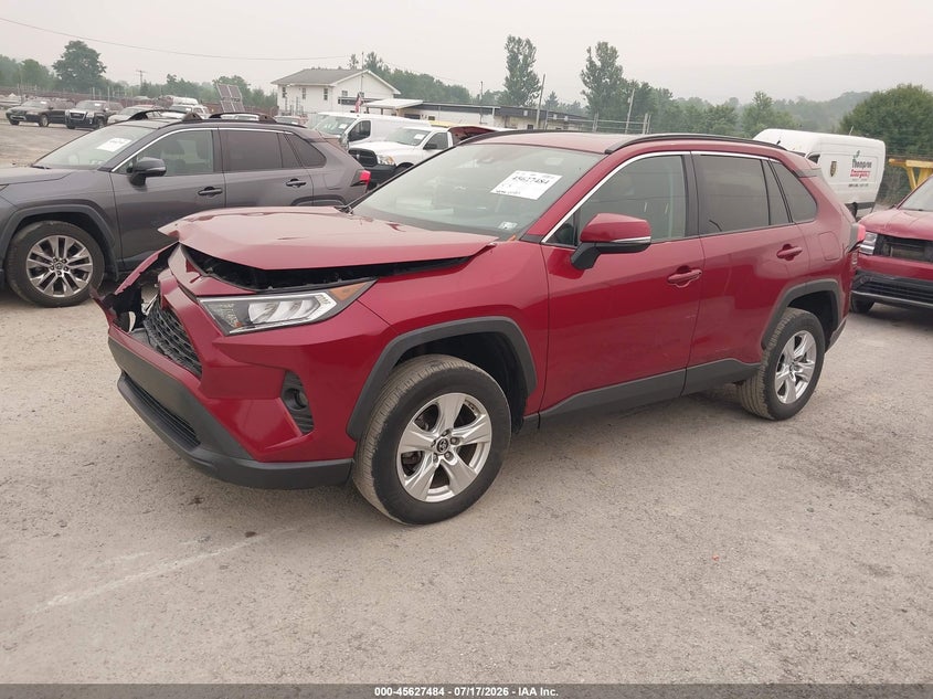 2019 Toyota Rav 4 VIN 2T3P1RFV8KC059221 IAAI salvage auction — RIGHT FRONT, Salvage (Pennsylvania), sold $8,800 on 2026-07-31 (photo 2)