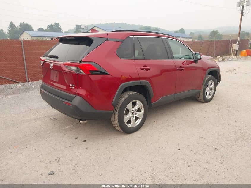 2019 Toyota Rav 4 VIN 2T3P1RFV8KC059221 IAAI salvage auction — RIGHT FRONT, Salvage (Pennsylvania), sold $8,800 on 2026-07-31 (photo 4)