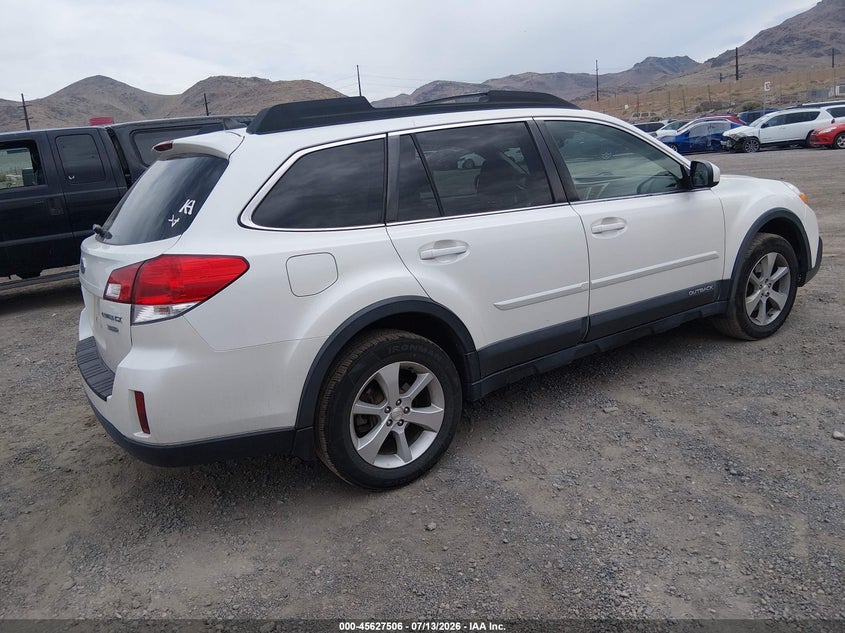 2013 Subaru Outback VIN 4S4BRDPC4D2232712 IAAI salvage auction — NORMAL WEAR, Salvage Title, sold $25 on 2026-07-24 (photo 4)