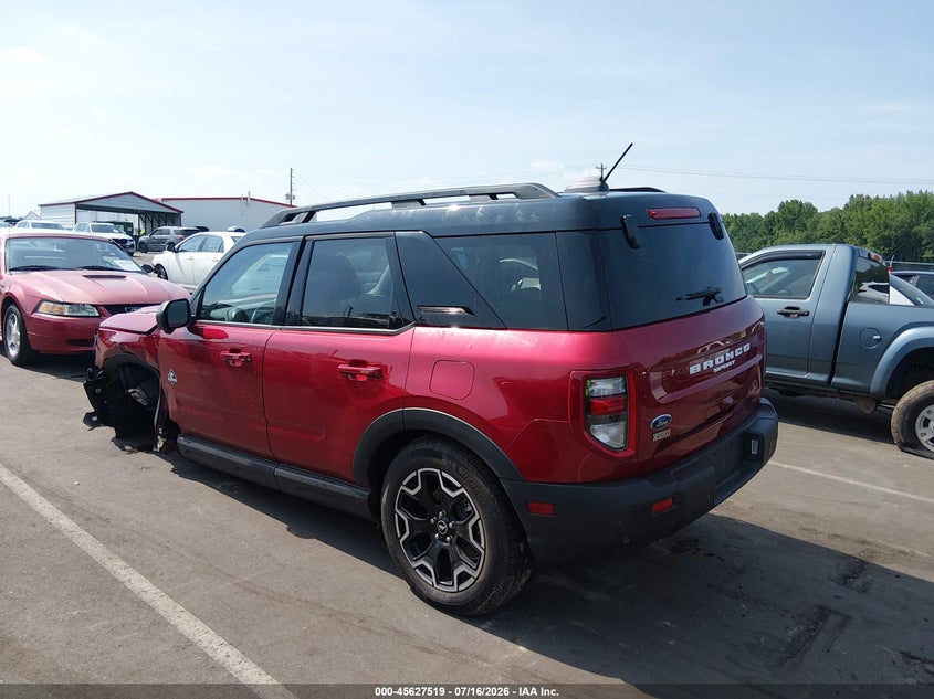 2025 Ford Bronco sport VIN 3FMCR9CN4SRF36009 IAAI salvage auction — LEFT FRONT, Wait Title, sold $8,900 on 2026-08-19 (photo 3)