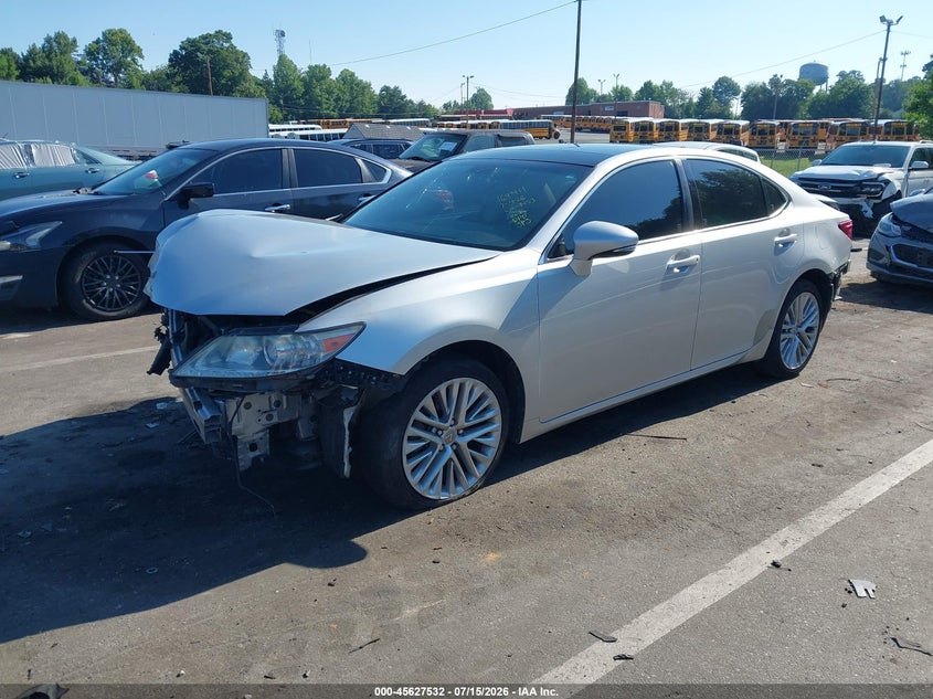 2014 Lexus ES VIN JTHBK1GG5E2099453 IAAI salvage auction — FRONT & REAR, Salvage (North Carolina), sold $2,450 on 2026-08-02 (photo 2)
