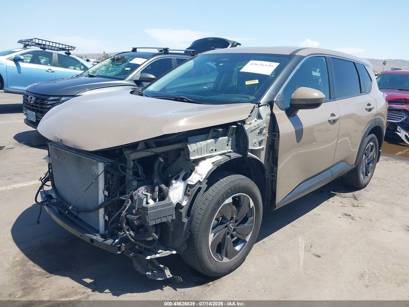 2024 Nissan Rogue VIN JN8BT3BB6RW444868 IAAI salvage auction — LEFT FRONT, Salvage Title, sold $5,700 on 2026-08-02 (photo 2)