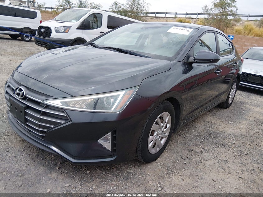 2020 Hyundai Elantra VIN 5NPD74LF4LH612424 IAAI salvage auction — REAR END, SF97 (California), sold $9,300 on 2026-08-25 (photo 2)
