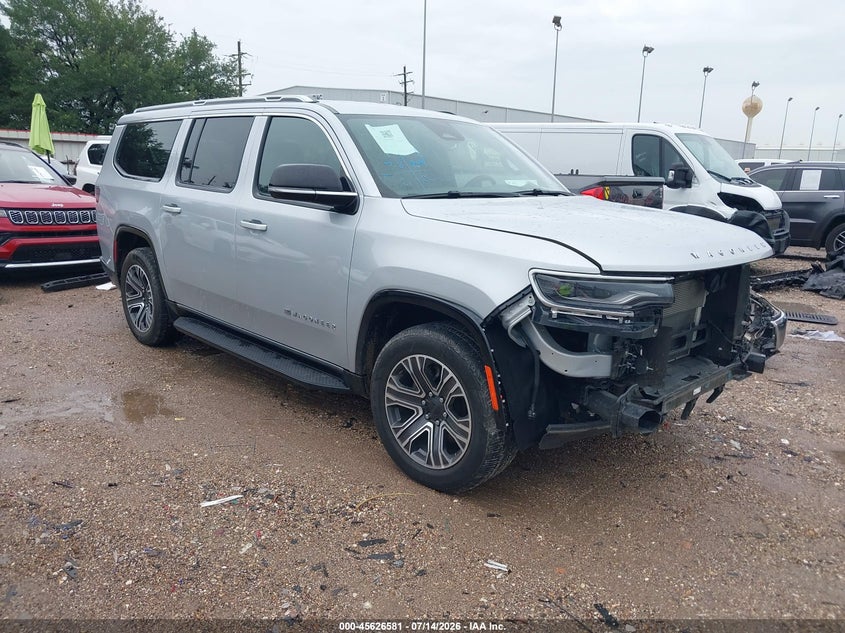 2024 Jeep Grand wagoneer VIN 1C4SJRBPXRS178147 IAAI salvage auction — FRONT END, Salvage Title, sold $17,000 on 2026-07-30 (photo 1)