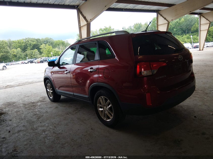 2015 Kia Sorento VIN 5XYKTDA69FG650278 IAAI salvage auction — NORMAL WEAR, Salvage Title, sold $800 on 2026-07-20 (photo 3)