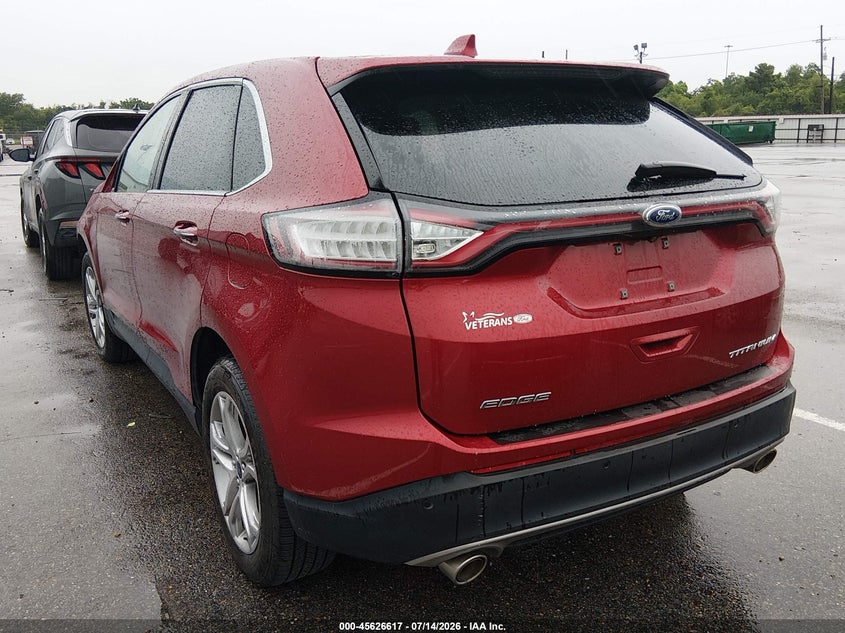 2016 Ford Edge VIN 2FMPK3K83GBB92015 IAAI salvage auction — FRONT END, Salvage (Louisiana), sold $3,050 on 2026-07-26 (photo 3)