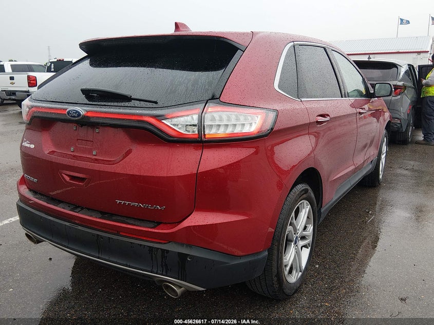 2016 Ford Edge VIN 2FMPK3K83GBB92015 IAAI salvage auction — FRONT END, Salvage (Louisiana), sold $3,050 on 2026-07-26 (photo 4)